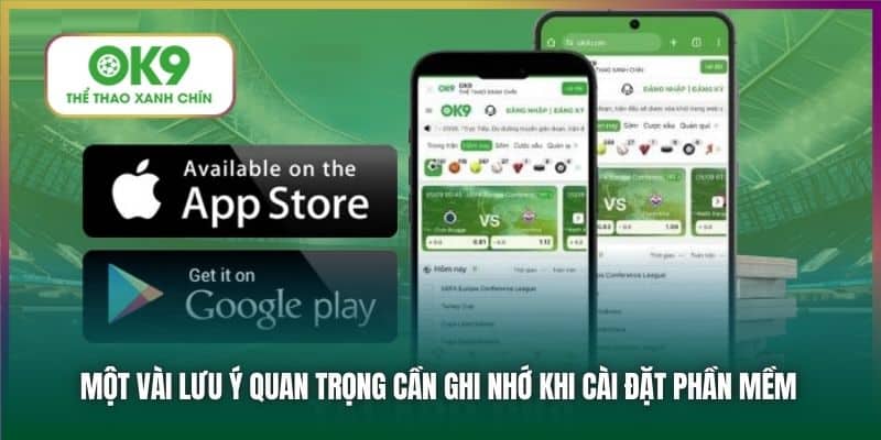 Một vài lưu ý quan trọng cần ghi nhớ khi cài đặt phần mềm