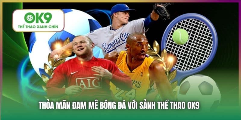 Thỏa mãn đam mê bóng đá với sảnh thể thao OK9